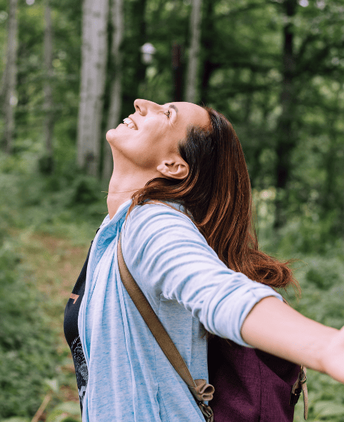 balade en forêt - bain de forêt