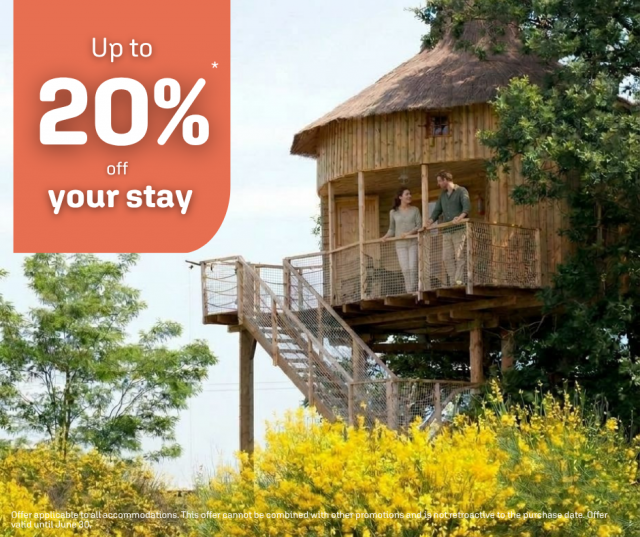 Up to 20% off your stay