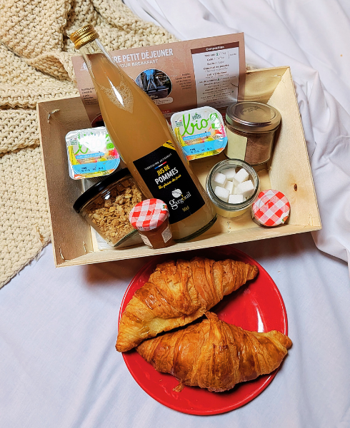 Petit-déjeuner gourmand livré au logement