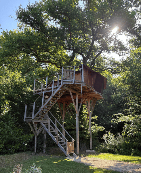 week-end près du Futuroscope - cabane dans les arbres