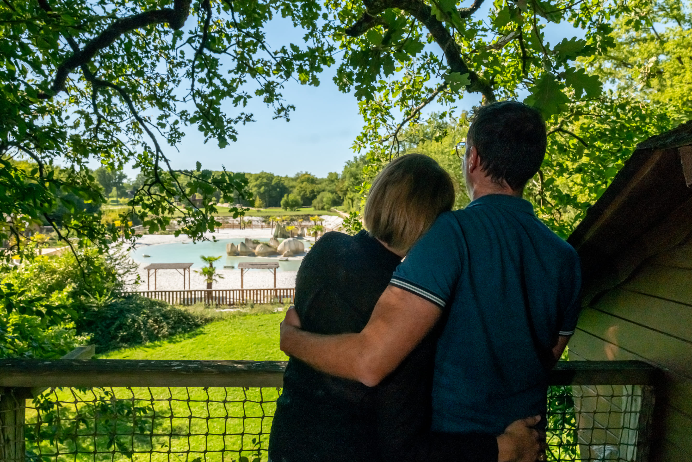Cabane dans les arbres 4 pers. - Domaine de Dienné extérieur