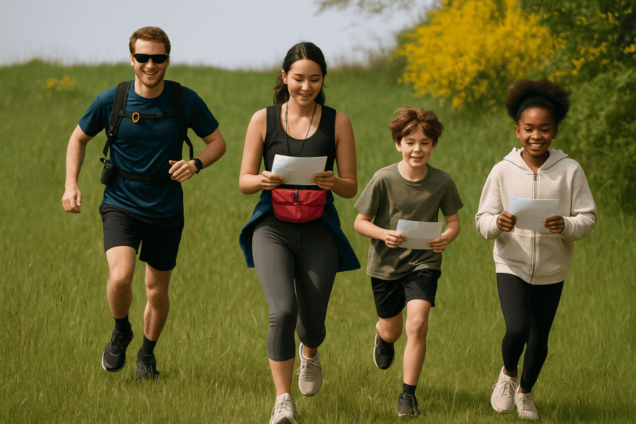 Jeu d'orientation près de Poiters