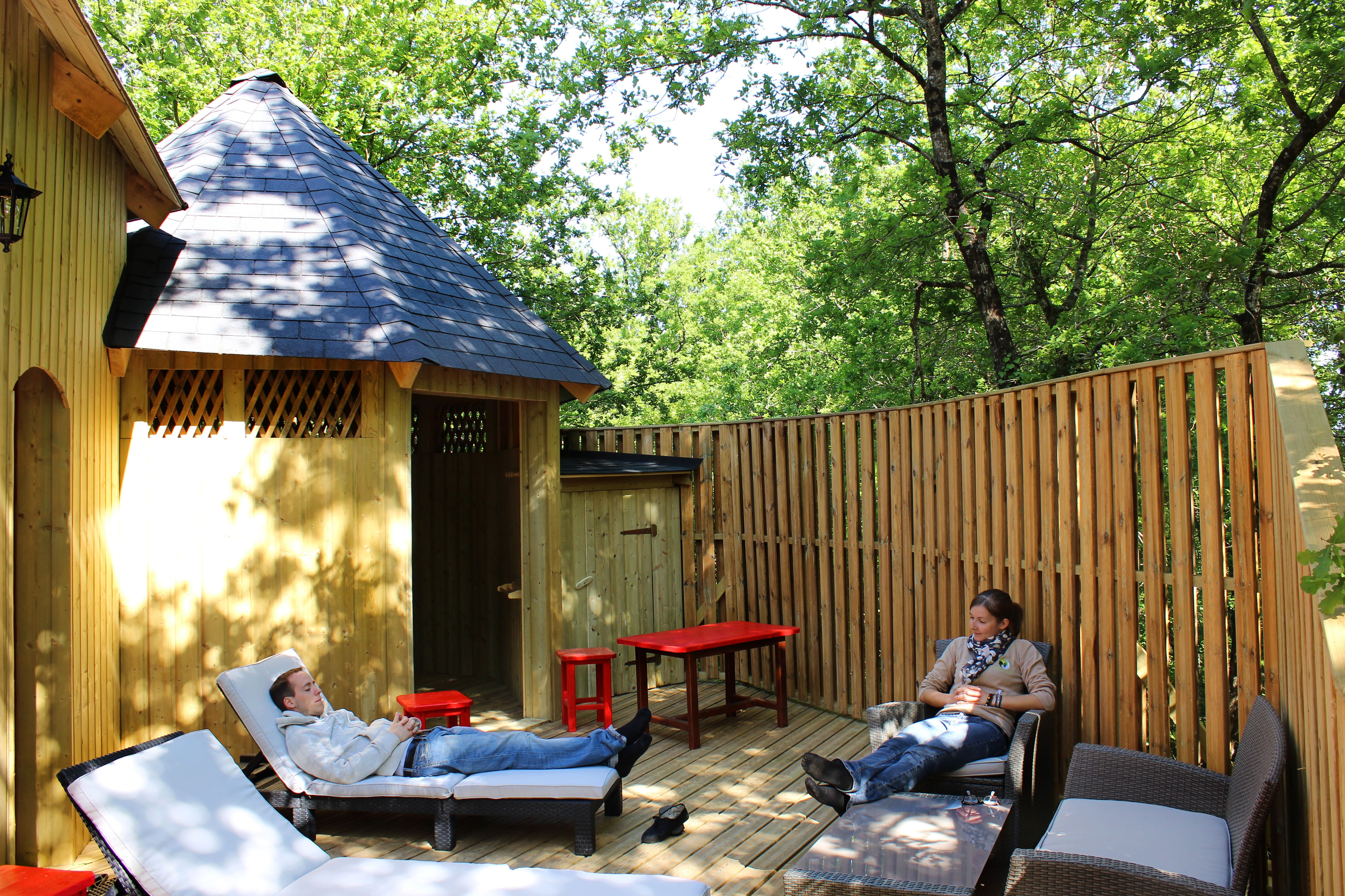 Manoir dans les arbres - Domaine de Dienné extérieur