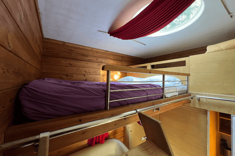 Carré d'étoiles - Domaine de Dienné coin lit