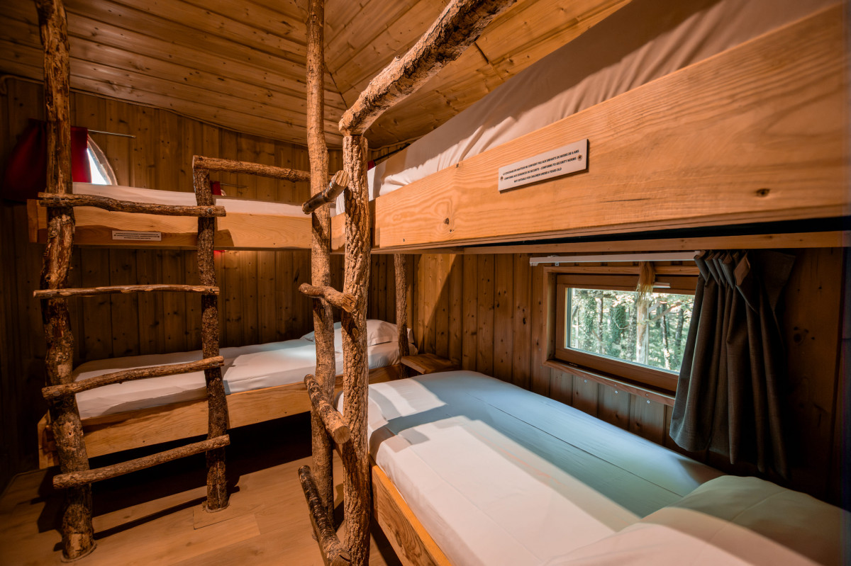 Maison dans les branches 6 pers. - Domaine de Dienné lit superposé Maison dans les branches 6 pers. - Domaine de Dienné lit superposé