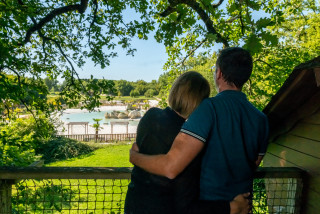 Cabane dans les arbres 4 pers. - Domaine de Dienné extérieur